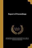 Report of Proceedings