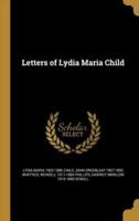 Letters of Lydia Maria Child