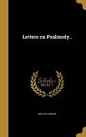 Letters on Psalmody..