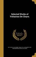 Selected Works of Voltairine De Cleyre.