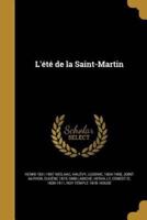 L'été De La Saint-Martin