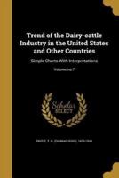 Trend of the Dairy-Cattle Industry in the United States and Other Countries