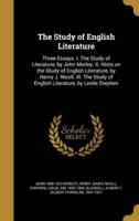 The Study of English Literature