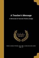 A Teacher's Message