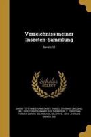Verzeichniss Meiner Insecten-Sammlung; Band C 11