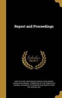 Report and Proceedings