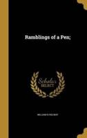 Ramblings of a Pen;