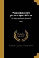 Vies De Plusieurs Personnages Célèbres