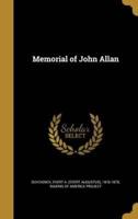 Memorial of John Allan