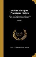 Studies in English Franciscan History