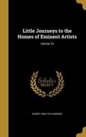 Little Journeys to the Homes of Eminent Artists; Volume 10