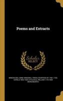 Poems and Extracts