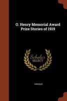 O. Henry Memorial Award Prize Stories of 1919