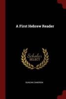 A First Hebrew Reader