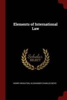 Elements of International Law