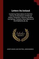 Letters on Iceland