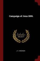 Campaign of Jena 1806.