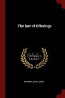 The Law of Offerings