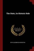 The State, Its Historic Role