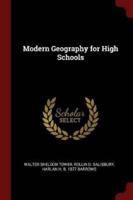 Modern Geography for High Schools