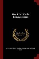 Mrs. E. M. Ward's Reminiscences