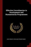 Effective Consultancies in Development and Humanitarian Programmes