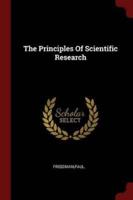 The Principles of Scientific Research