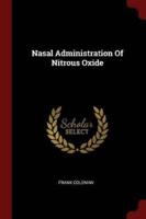 Nasal Administration of Nitrous Oxide