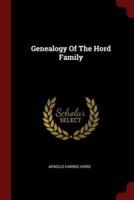 Genealogy Of The Hord Family