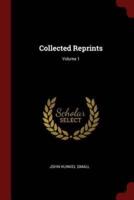 Collected Reprints; Volume 1
