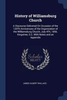 History of Williamsburg Church