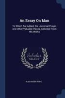 An Essay On Man