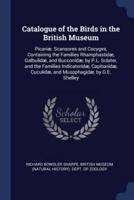 Catalogue of the Birds in the British Museum