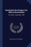Geschichte Des Krieges Von 1866 in Deutschland