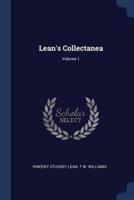 Lean's Collectanea; Volume 1