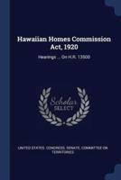 Hawaiian Homes Commission Act, 1920