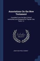 Annotations On the New Testament