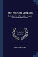 That Kentucky Campaign