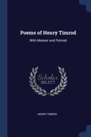Poems of Henry Timrod