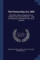 The Partnership Act, 1890