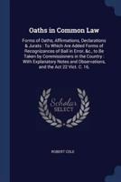 Oaths in Common Law