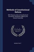 Methods of Constitutional Reform