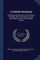 A Catholic Dictionary