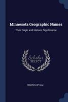 Minnesota Geographic Names