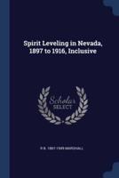 Spirit Leveling in Nevada, 1897 to 1916, Inclusive
