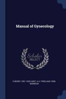 Manual of Gynecology