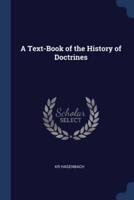 A Text-Book of the History of Doctrines