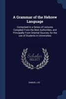 A Grammar of the Hebrew Language