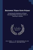 Burrowes' Piano-Forte Primer