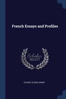 French Essays and Profiles